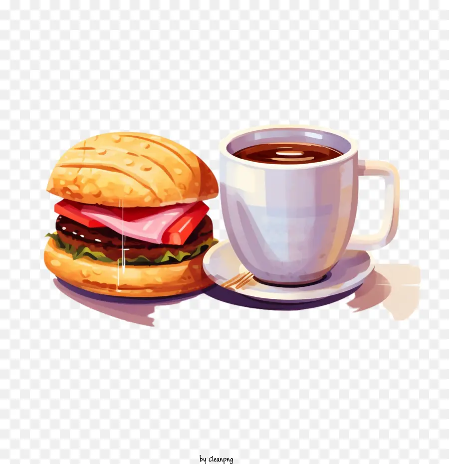 Hamburger，Café PNG