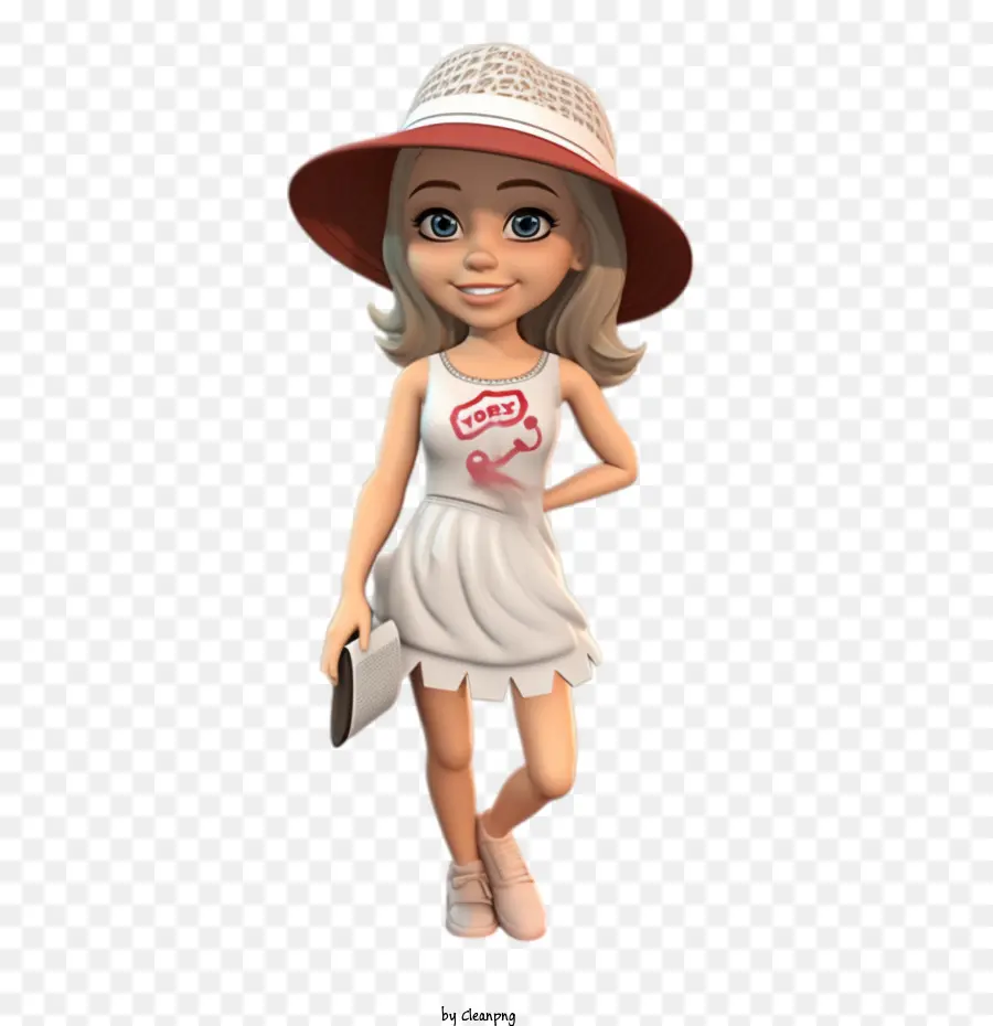 Petite Fille，Fille Au Chapeau PNG