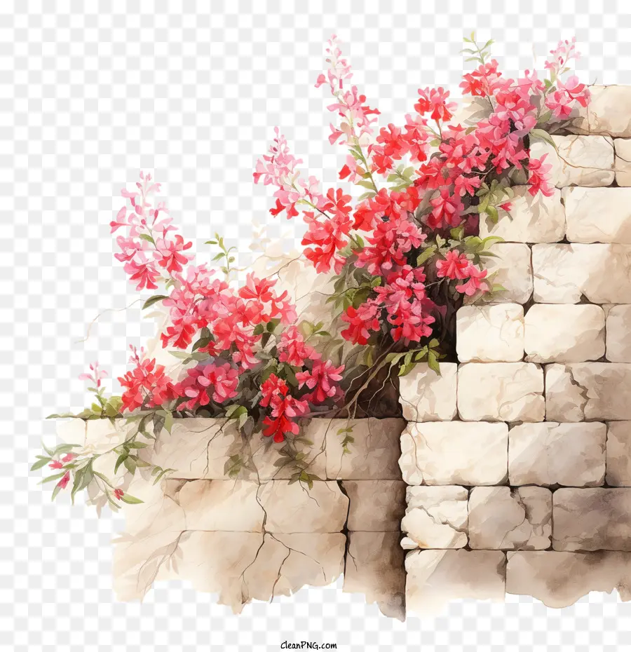 Fleurs Du Mur Des Lamentations，Fleurs Roses PNG