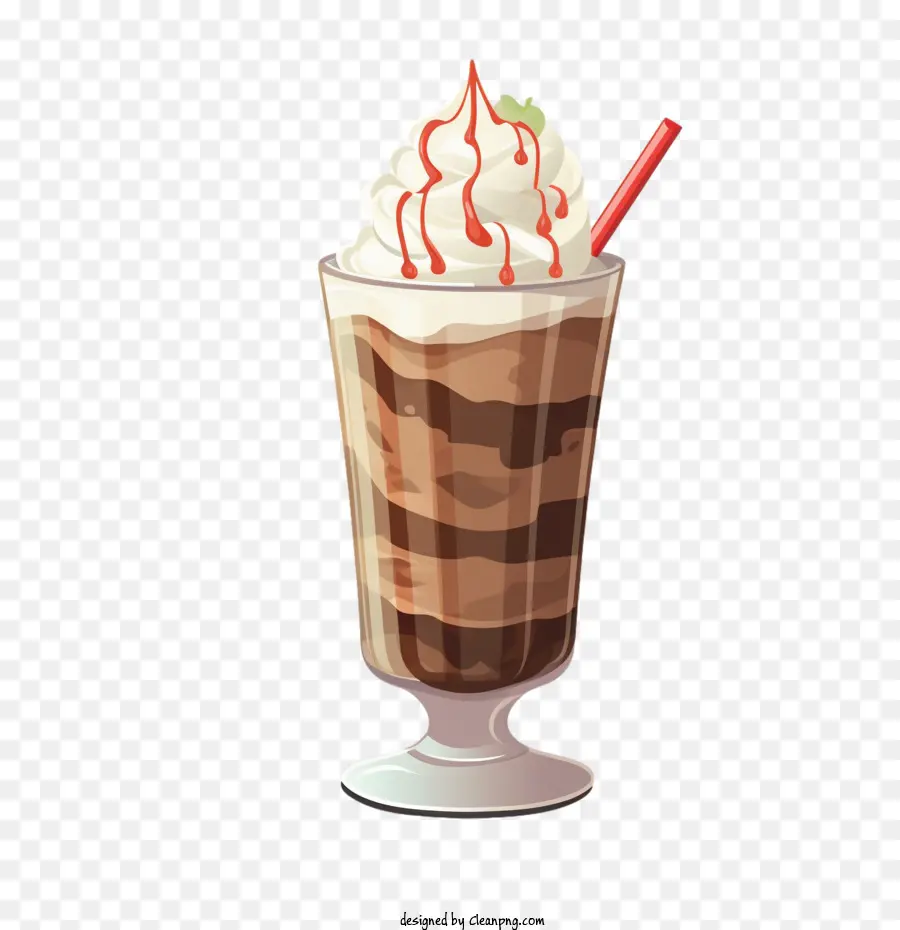 Milk Shake Au Chocolat，Milk Shake PNG