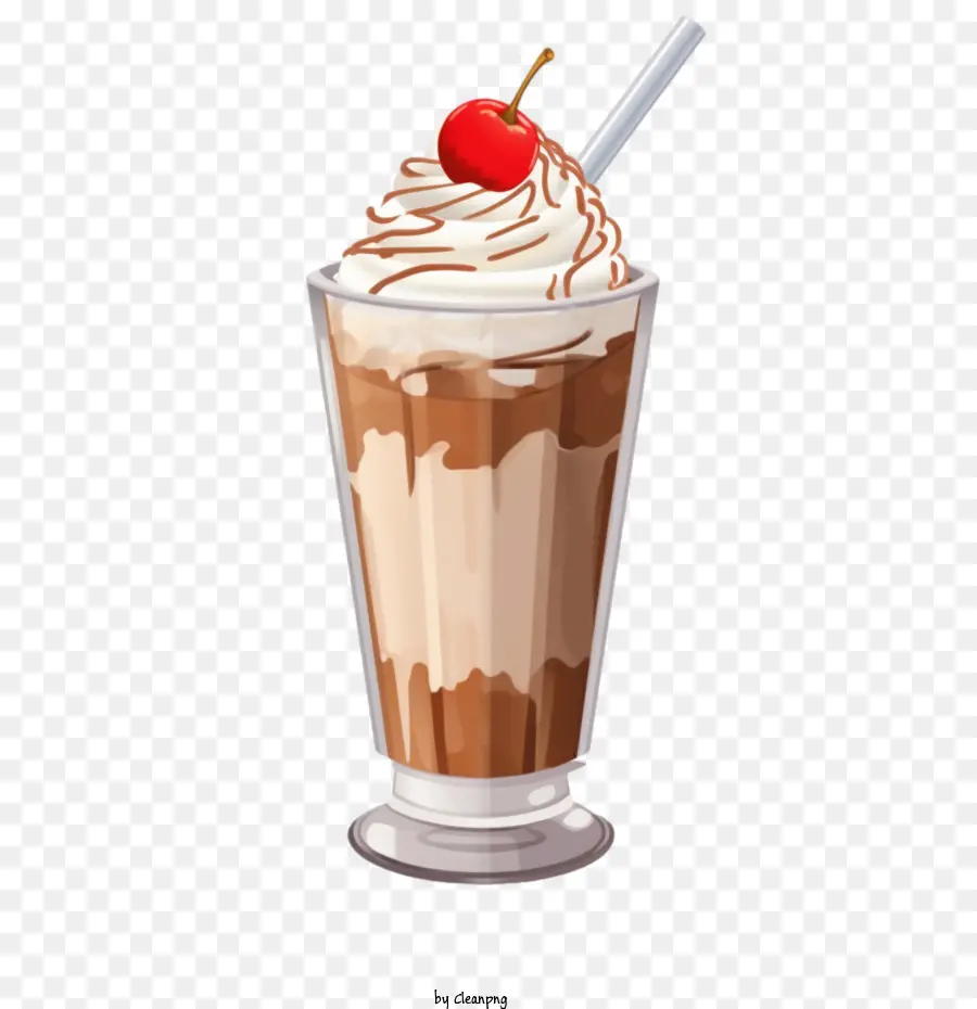 Milk Shake Au Chocolat，Milk Shake PNG