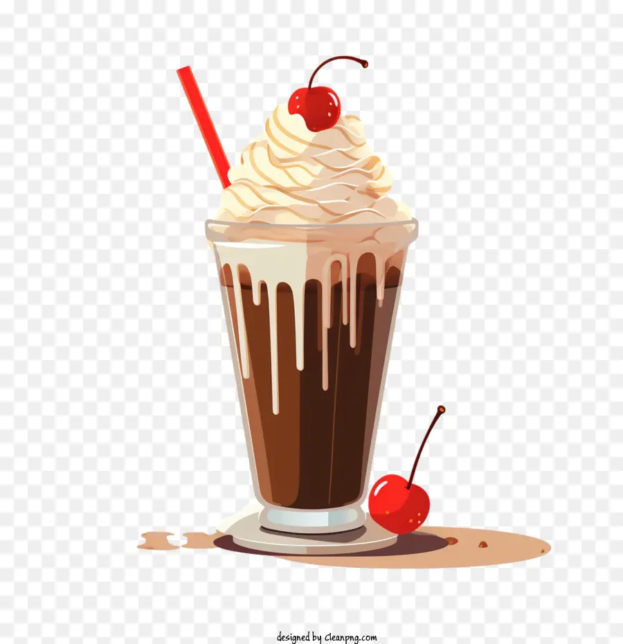 Milk Shake Au Chocolat，Milk Shake PNG