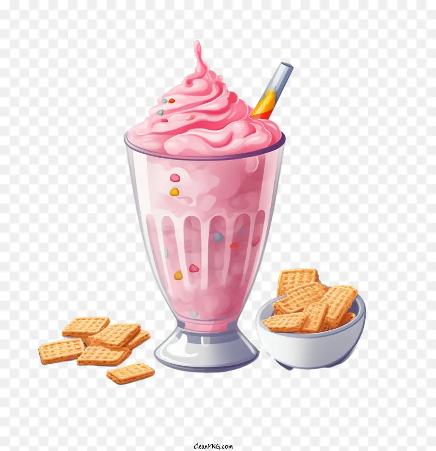 Milk Shake，Rose PNG