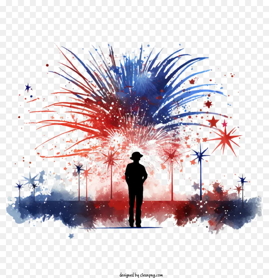 Nous Le Jour De L'indépendance，Feux D'artifice PNG