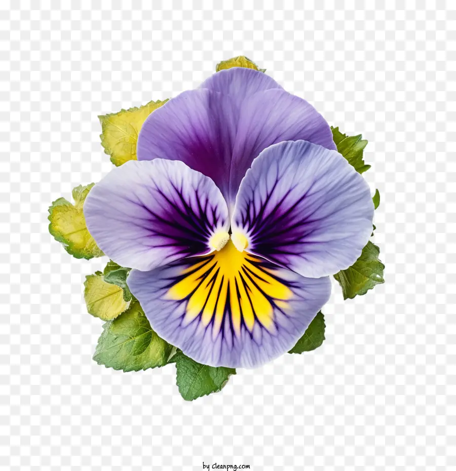 Fleur De Pensée，Fleur Violette PNG