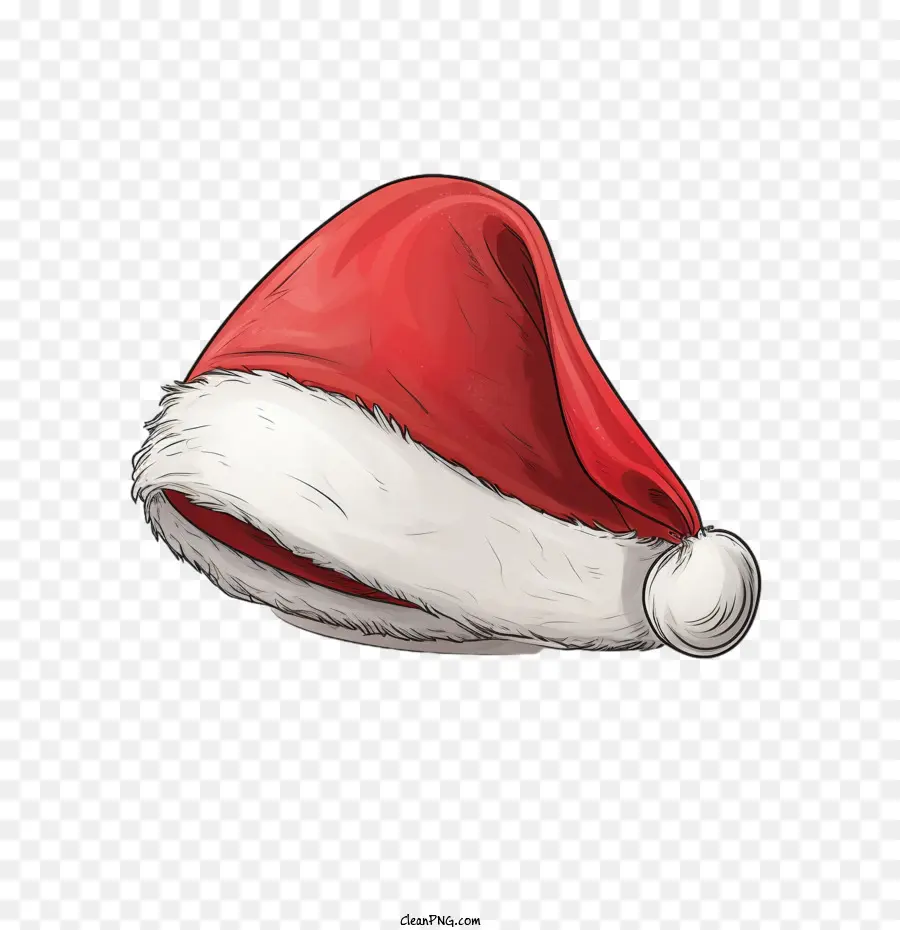 Un Chapeau De Père Noël，Chapeau De Santa PNG