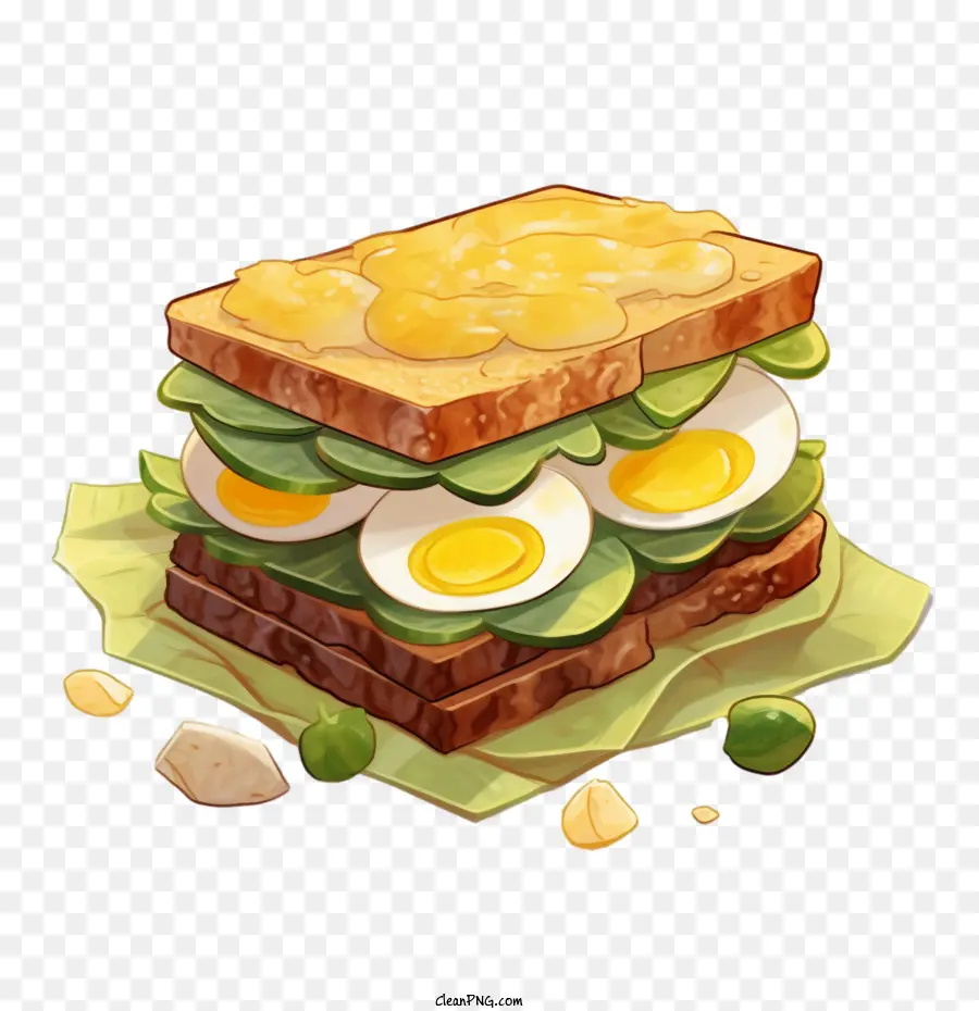 Sandwitch，Oeuf PNG