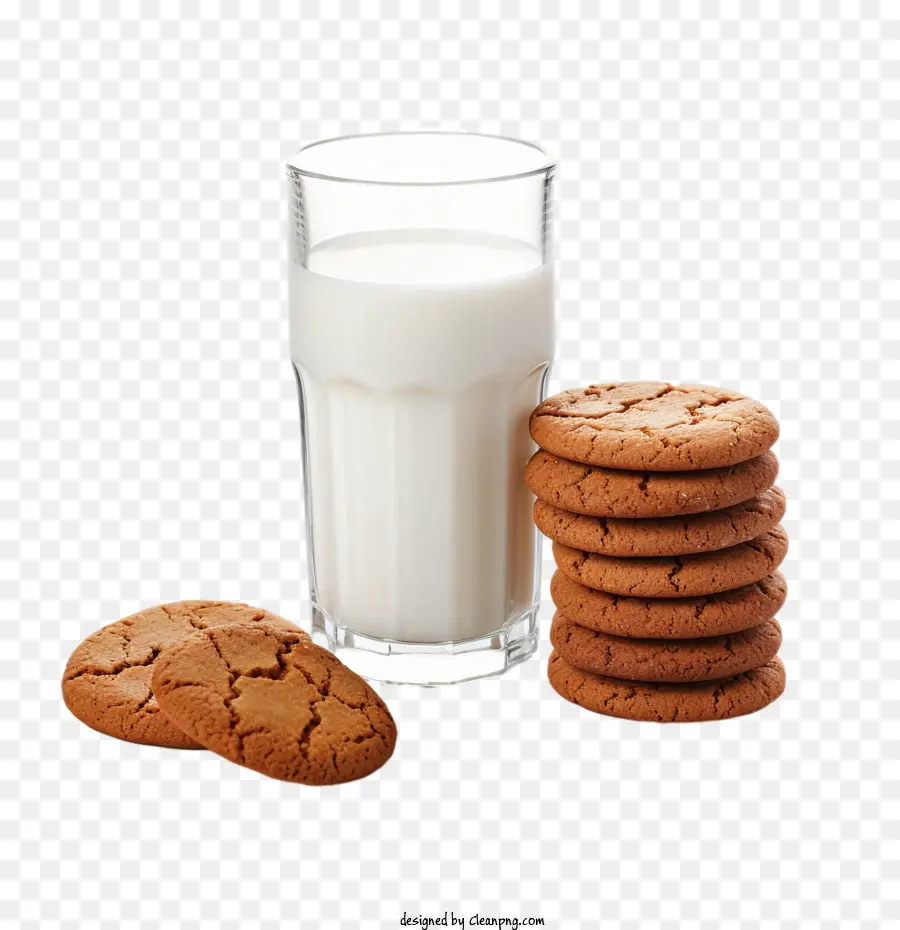 Journée Nationale Du Biscuit Au Gingembre，Lait Et Biscuits PNG