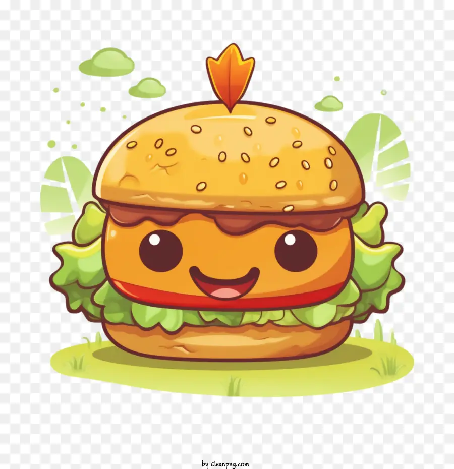 Hamburger，Hamburger De Dessin Animé PNG