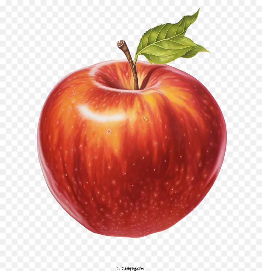 Pomme Rouge，Feuilles PNG