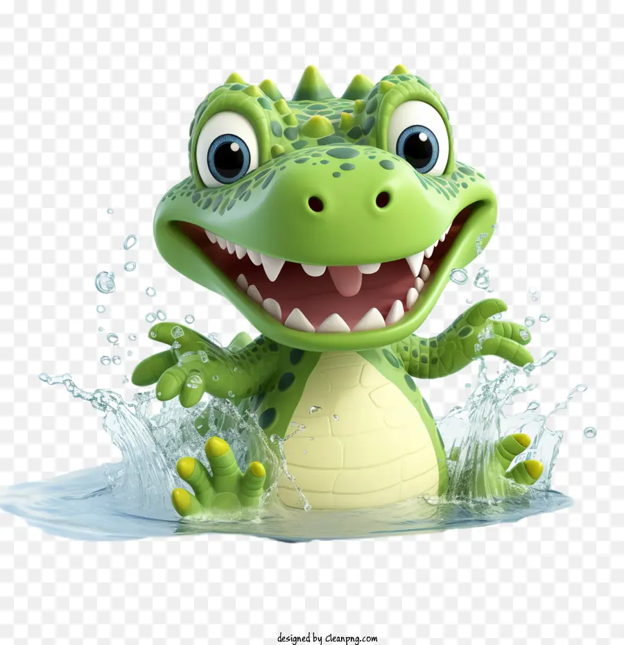 Alligator，Dinosaure De Dessin Animé PNG