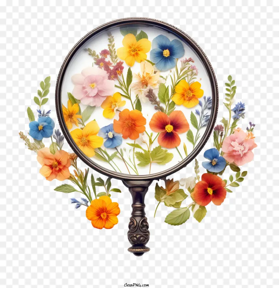 Loupe，Fleurs PNG