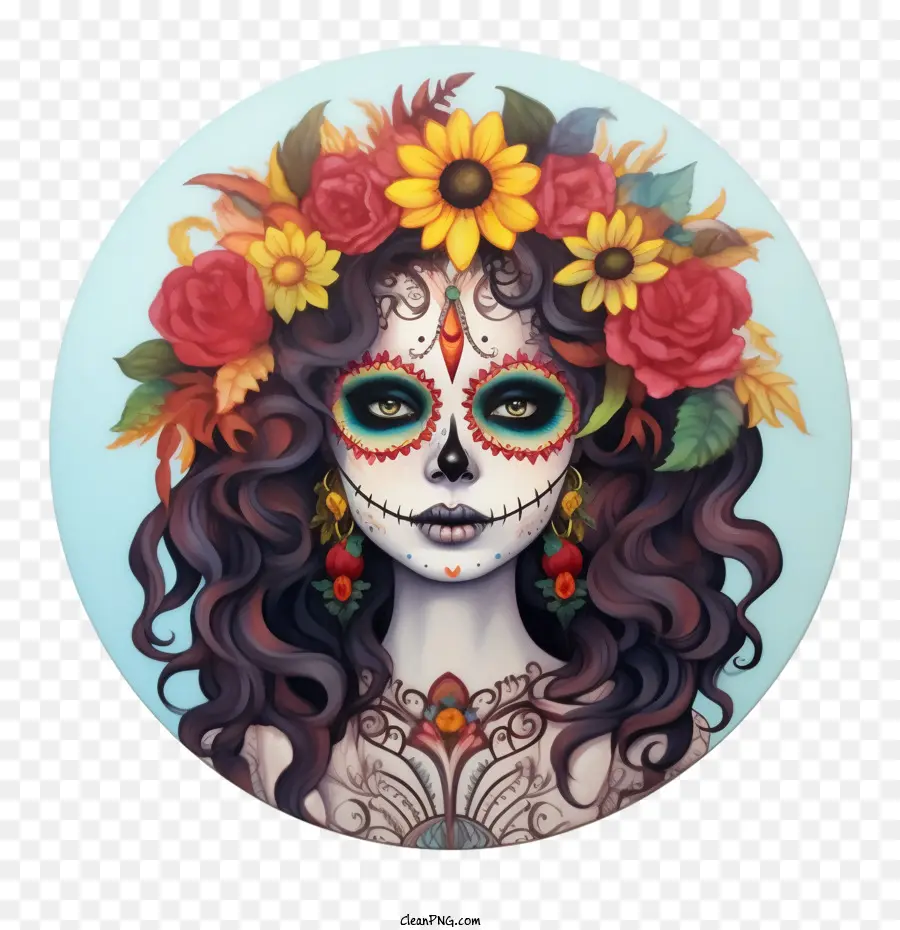 Skelita Calaveras，Le Jour Des Morts PNG