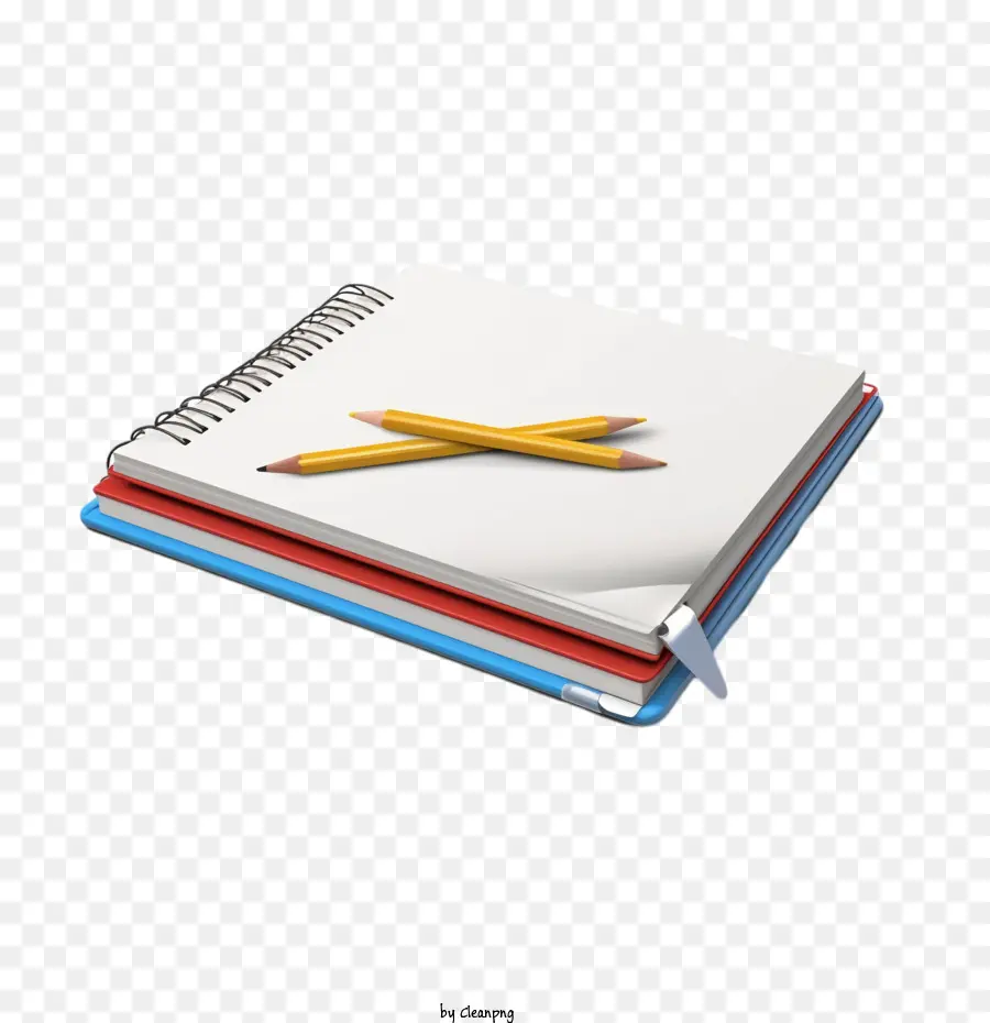 Carnet De Notes，Carnet Et Crayon PNG