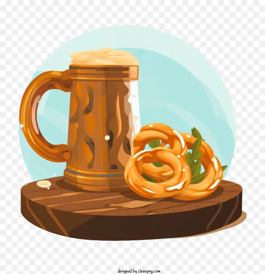 Fête De La Bière，Bière Et Bretzels PNG