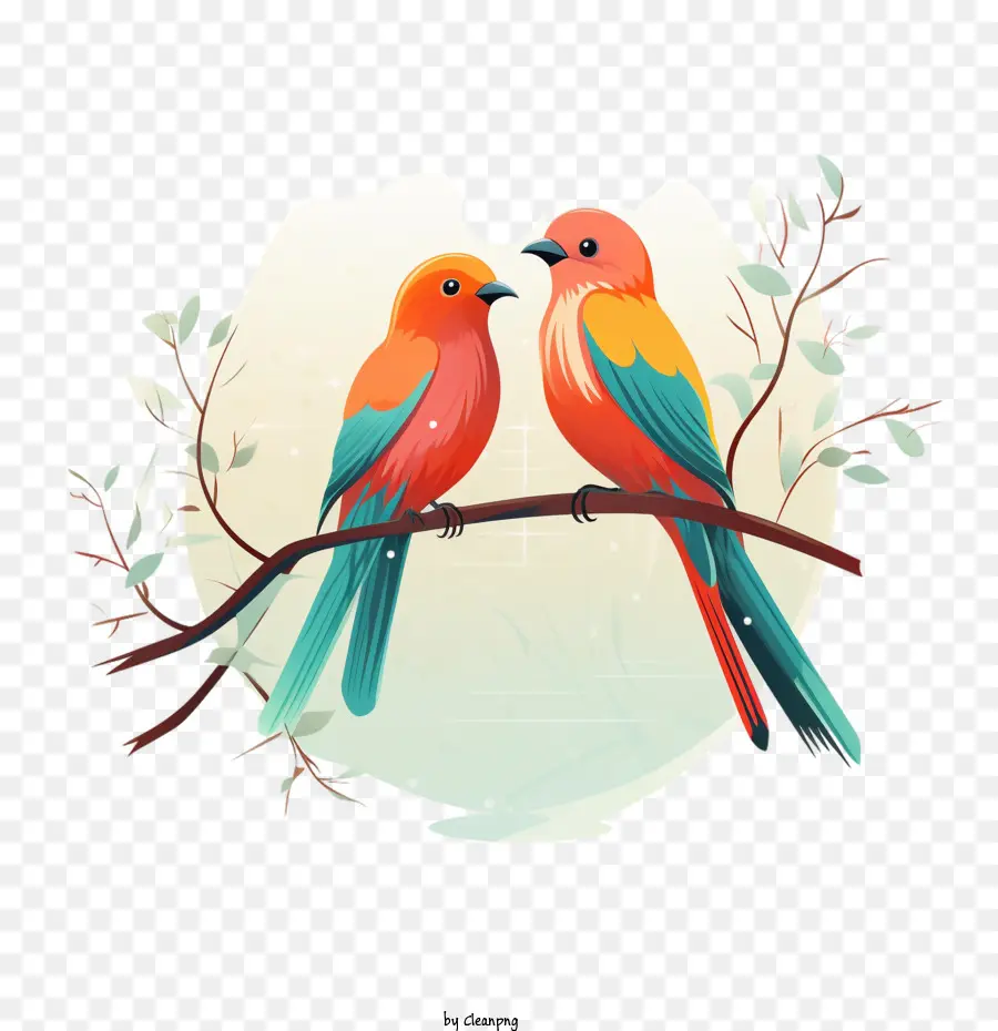 Les Oiseaux D'amour， PNG