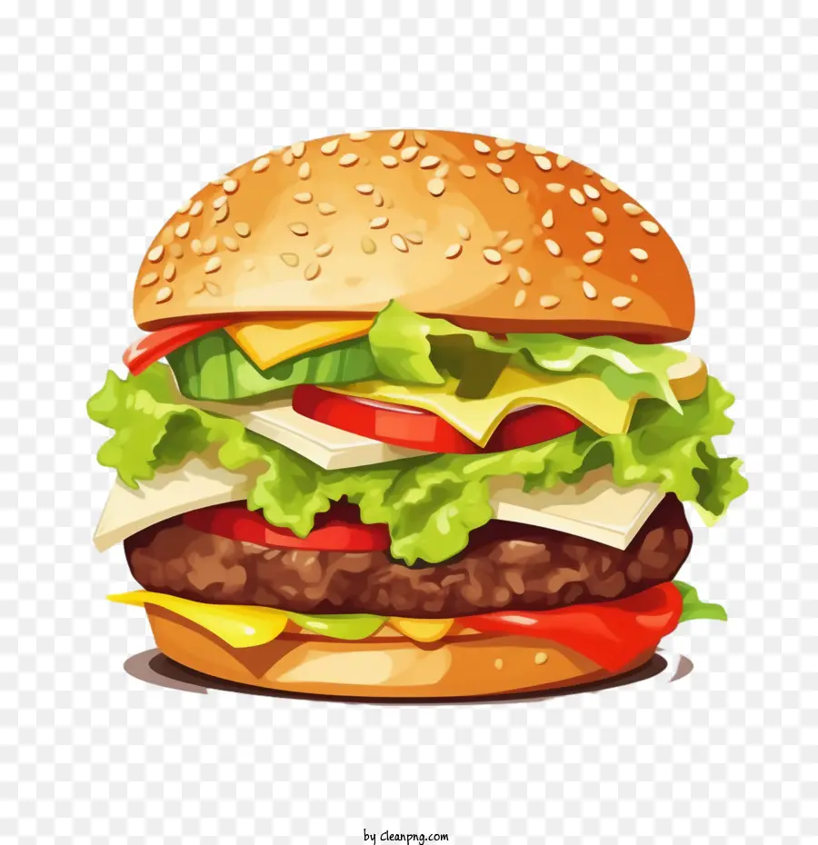 Hamburger，La Nourriture PNG