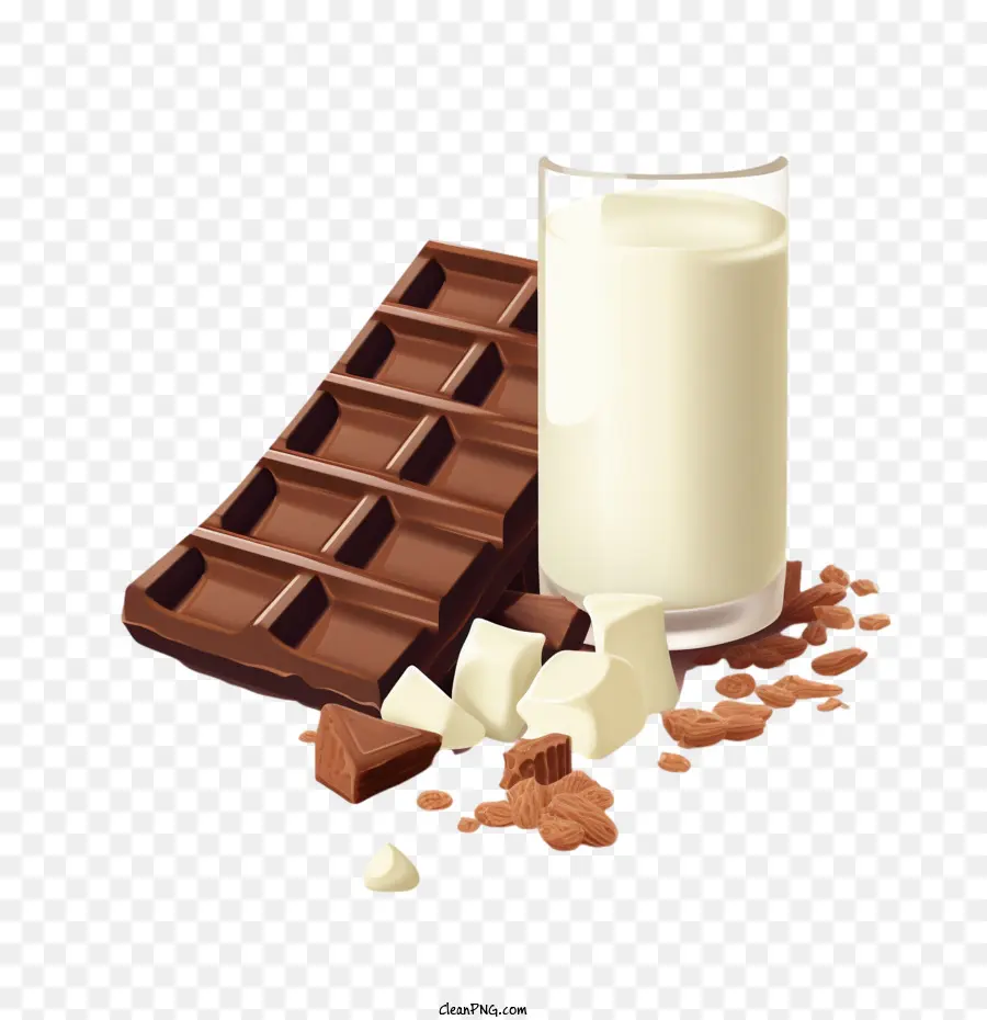 Barre De Chocolat，Chocolat Au Lait PNG