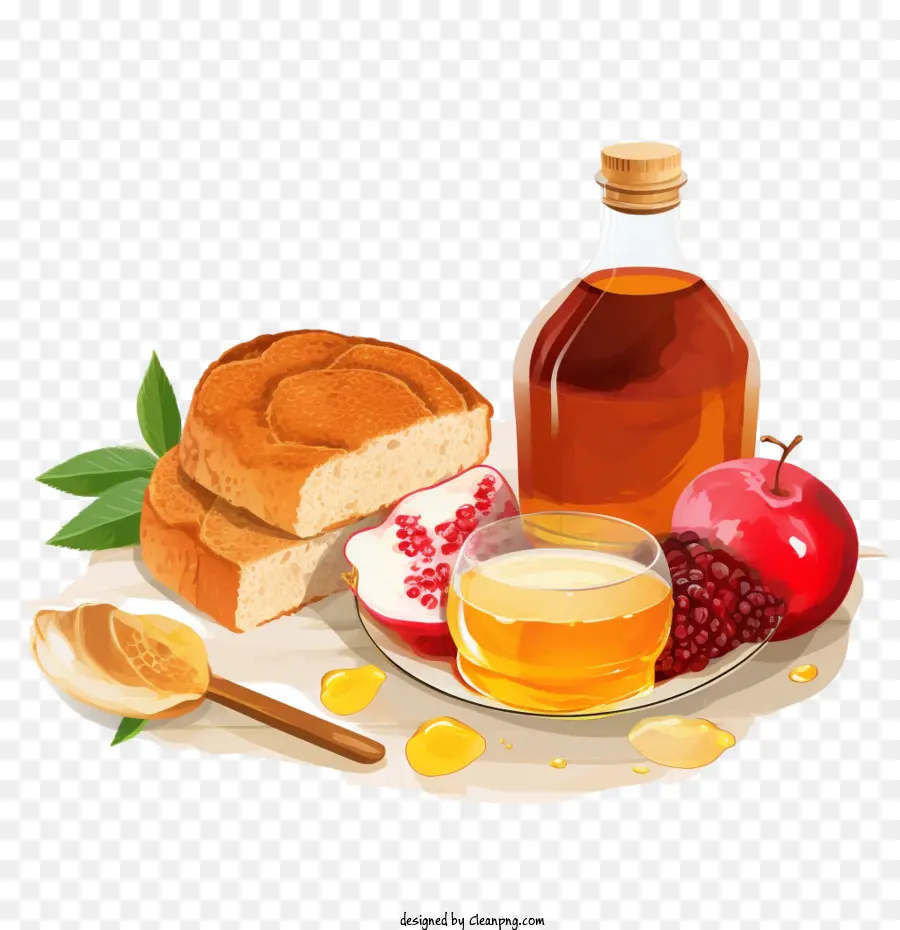 Roch Hachana，Pain Et Miel PNG