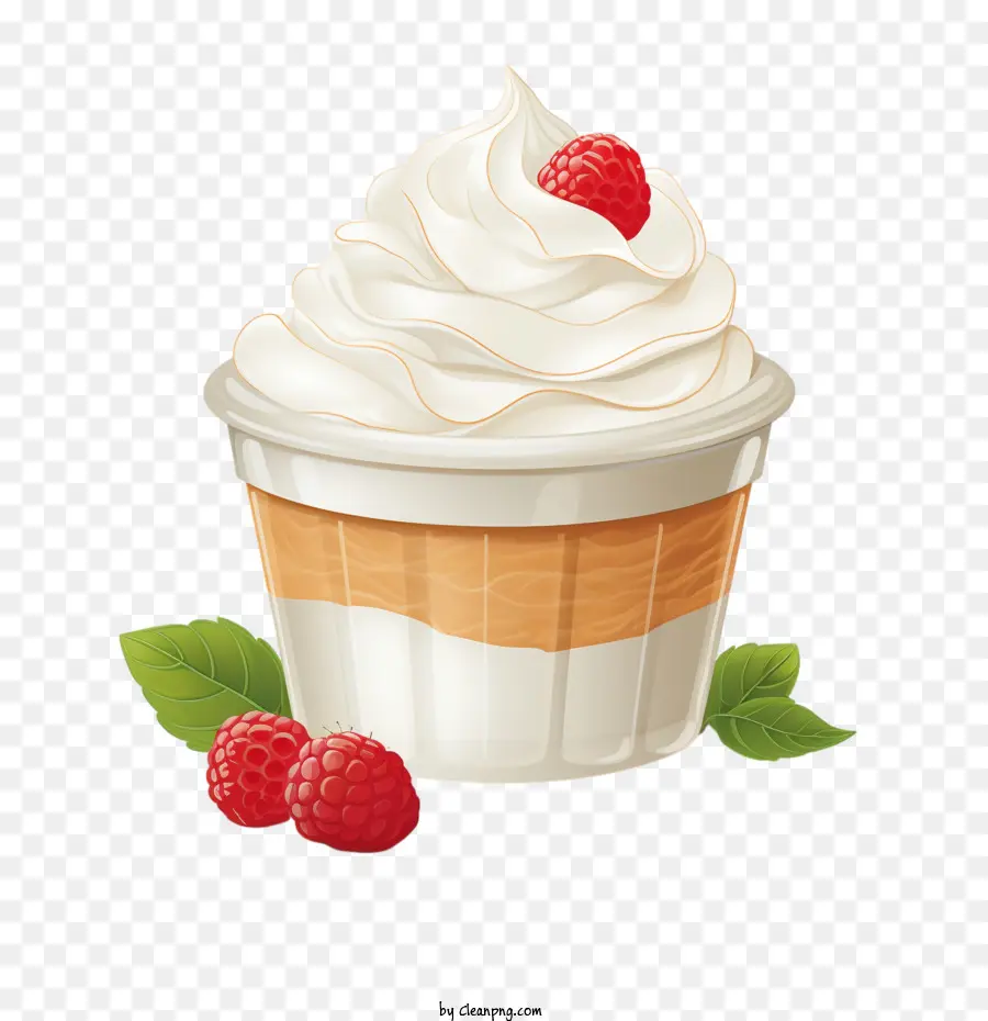 Crème Fouettée，Petit Gâteau PNG