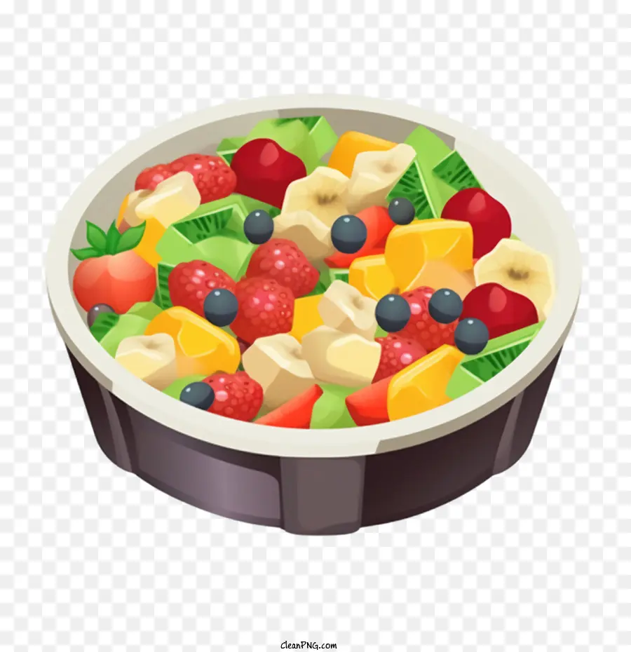 Salade De Fruits，Bol PNG