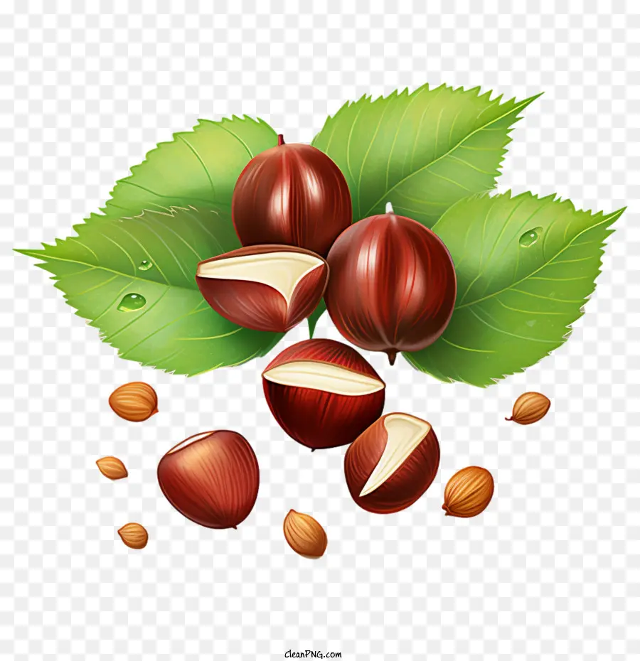 Châtaignes，Les Fèves De Cacao PNG