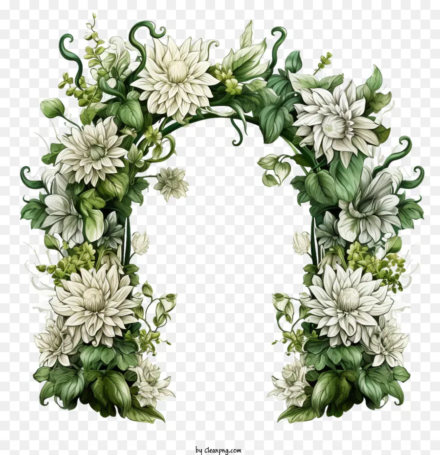 Arc De Fleurs，Arche Florale PNG