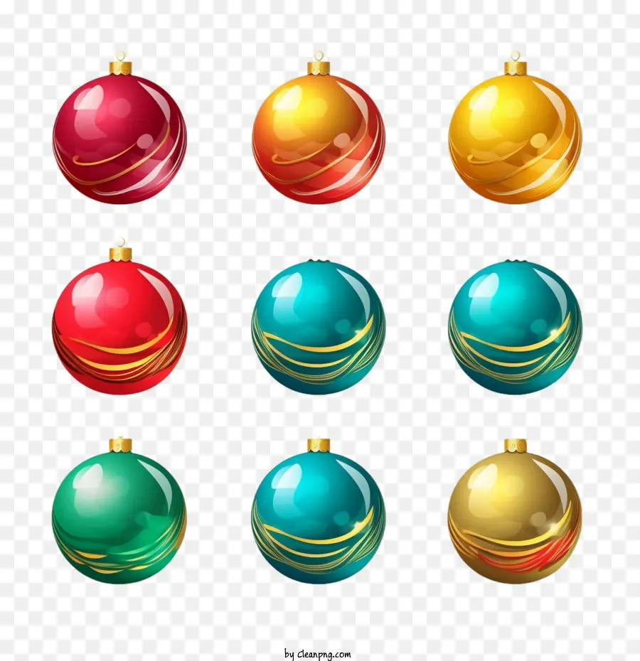 Boules De Noël，Décorations De Noël PNG