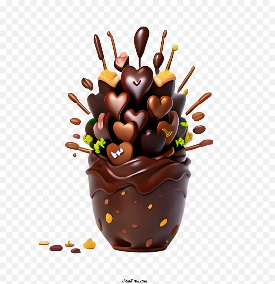 Chocolat，Bouquet De Chocolat PNG