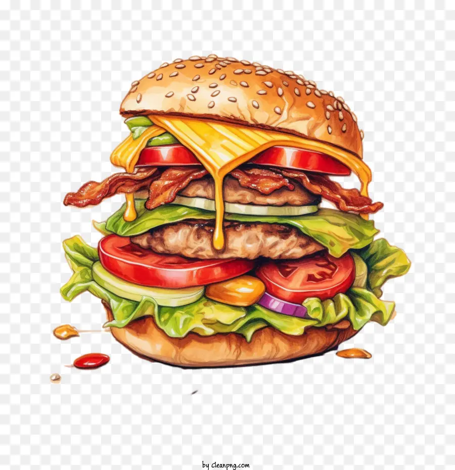 Hamburger，Cheeseburger PNG