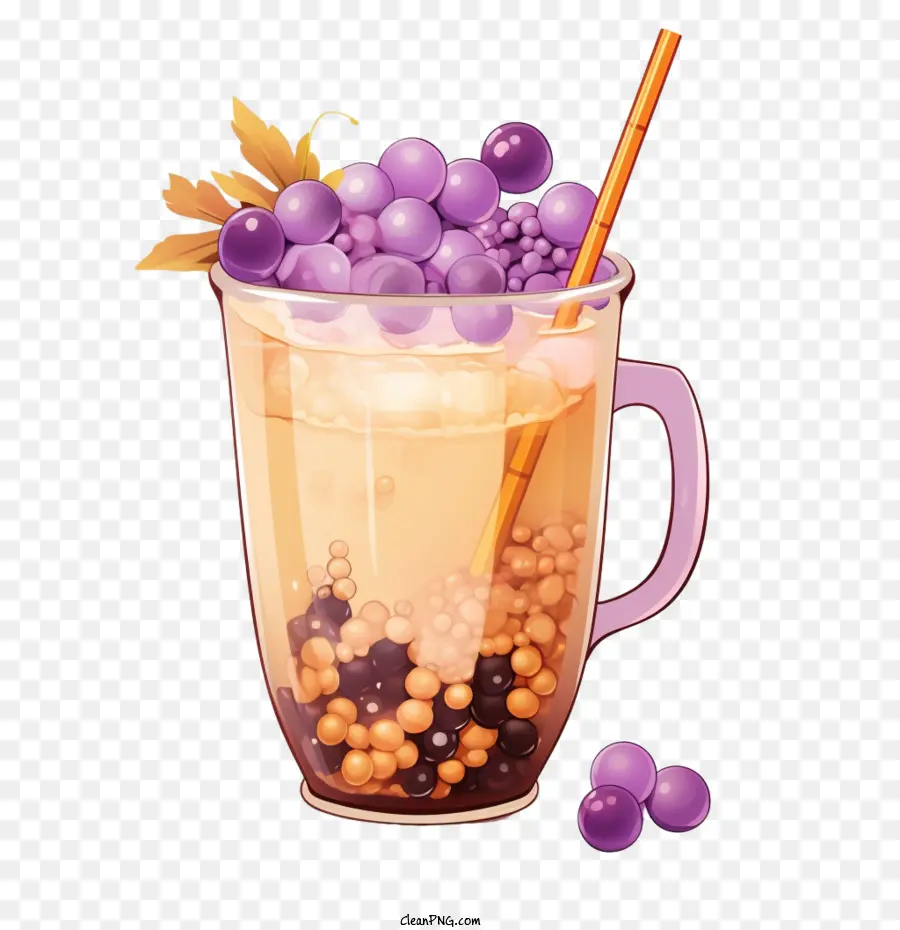 Thé Au Lait Bulle，Thé Aux Bulles PNG