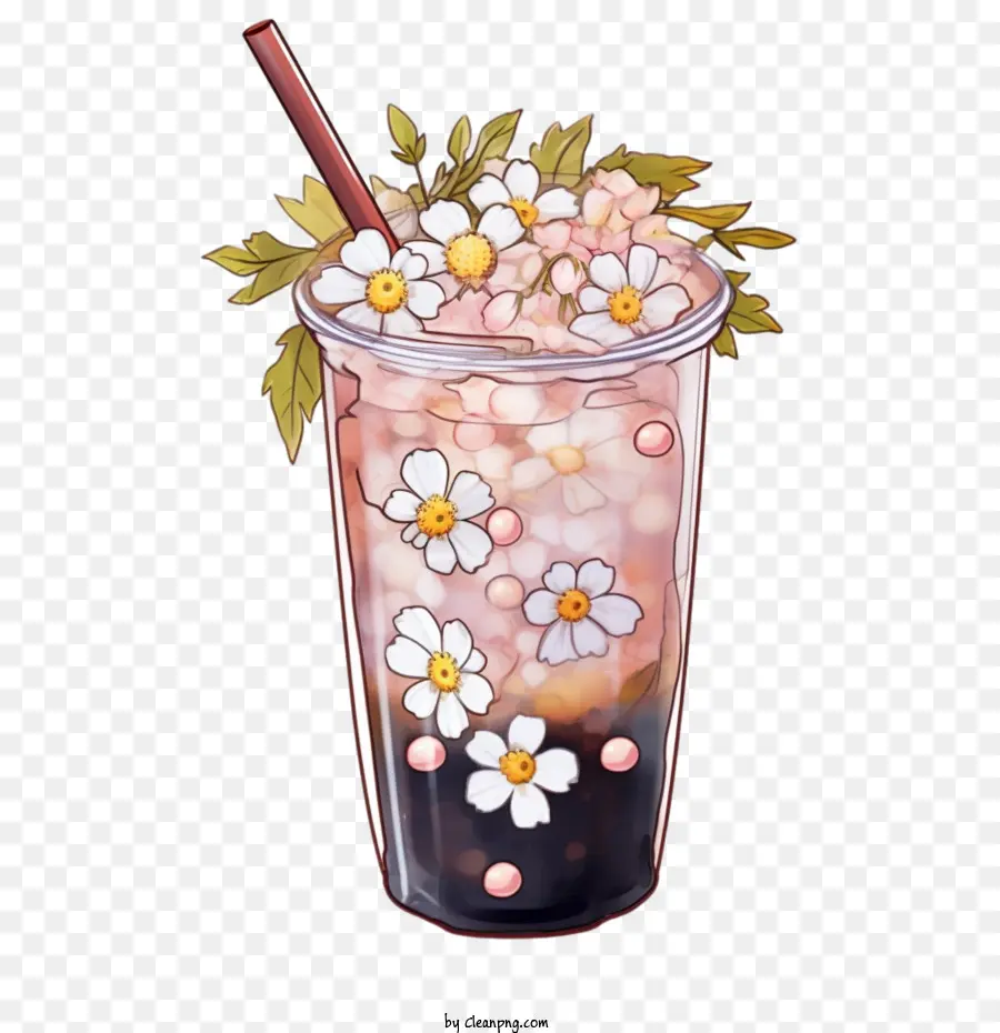 Thé Au Lait à Bulles，Thé Au Lait PNG