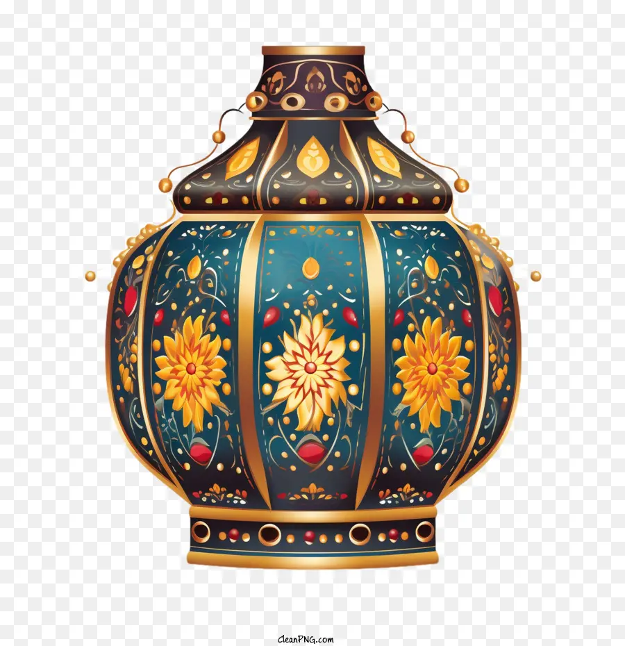 Islamique De La Lampe，Vase Orné PNG