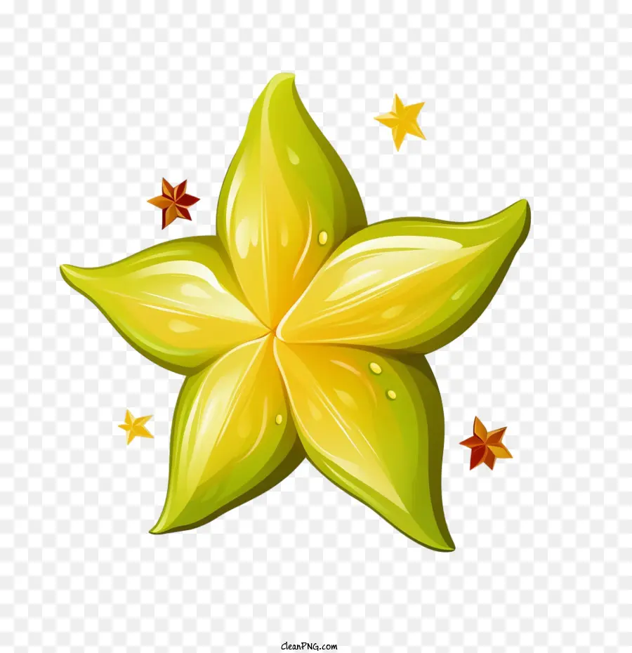 Carambole，L'étoile Jaune PNG