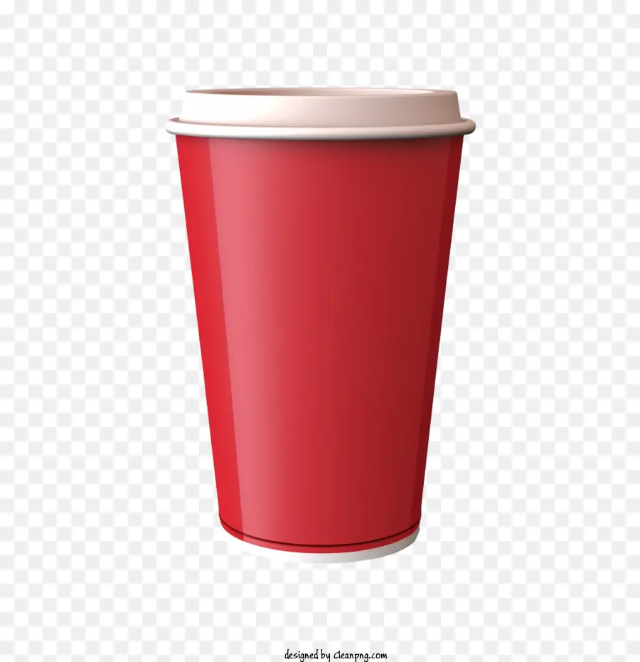 Tasse à Café En Papier，Coupe Rouge PNG