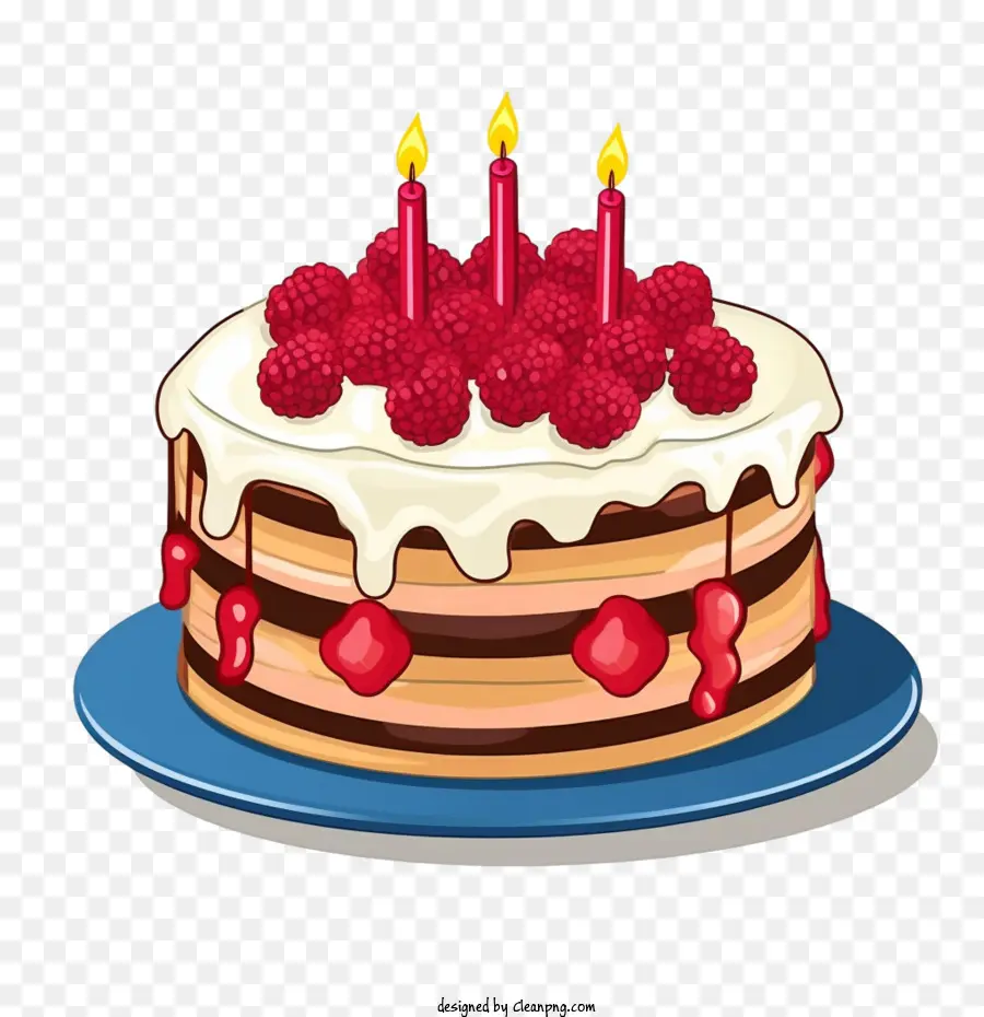 Gâteau D'anniversaire，Bougie PNG