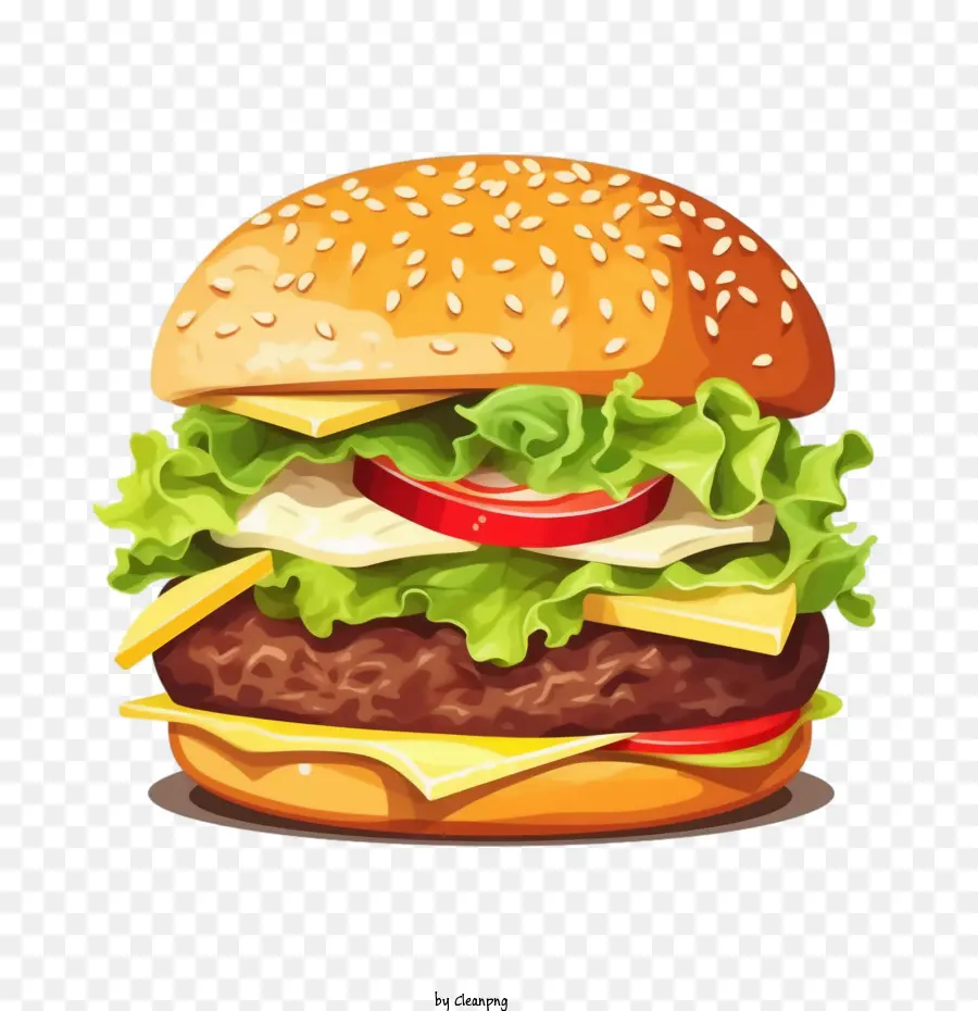 Hamburger，Cheeseburger PNG