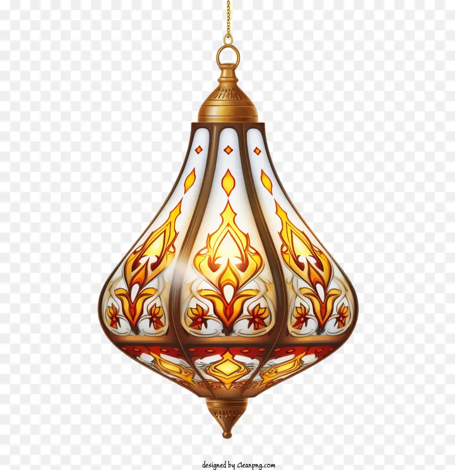 Islamique De La Lampe，Orné PNG