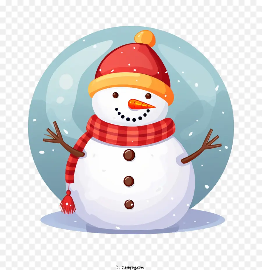 Bonhomme De Neige，Foulard PNG