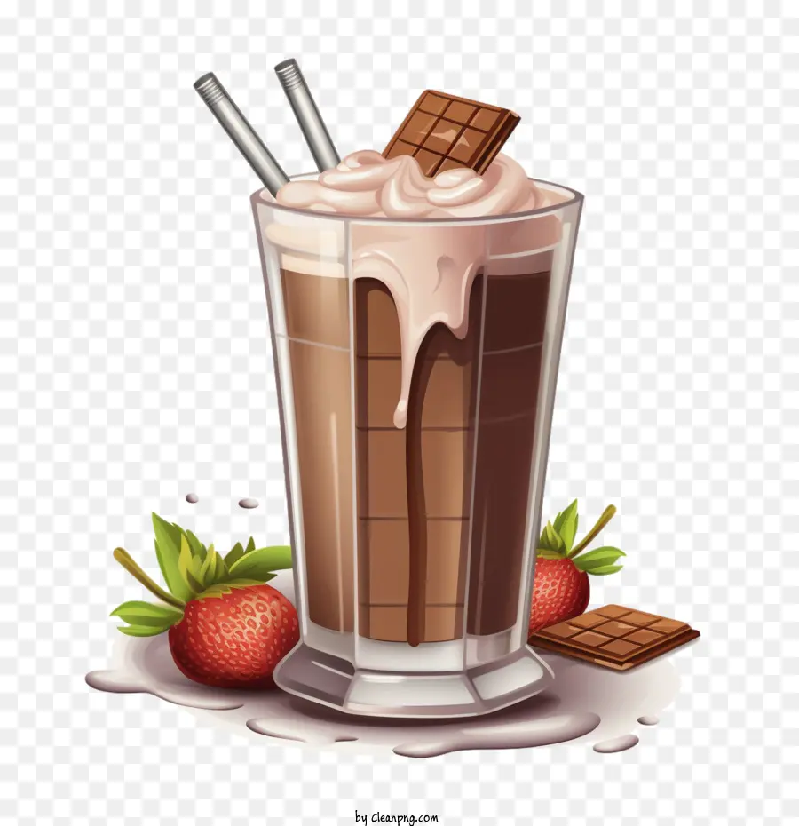 Milk Shake，Chocolat Au Lait PNG