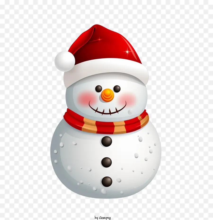 Bonhomme De Neige，Chapeau De Santa PNG