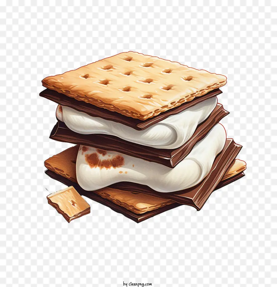 National Smores Jour，Guimauves PNG