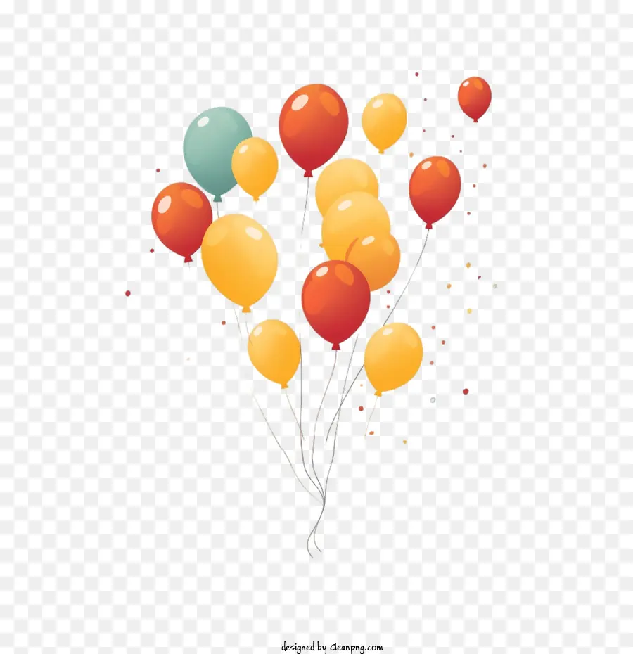 Journée Nationale Du Bonheur，Ballons PNG