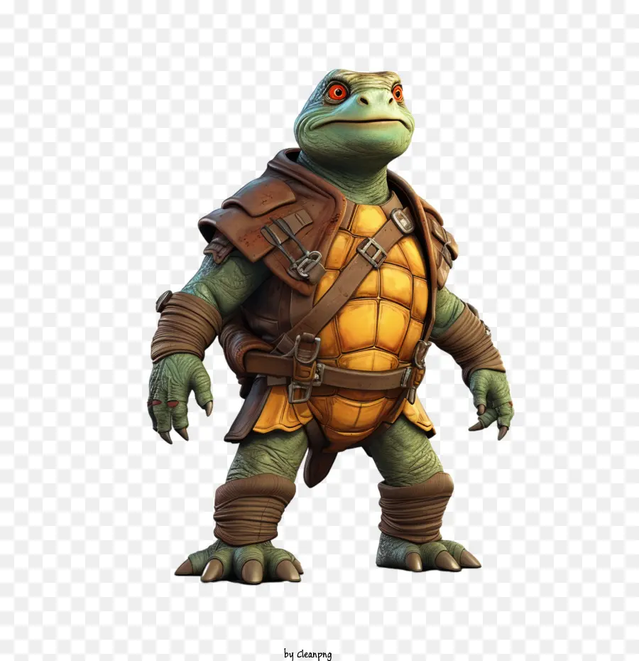 Tortue De Dessin Animé，Guerrier Tortue PNG