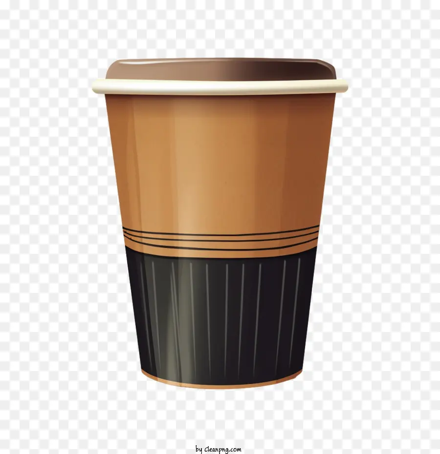 Tasse à Café En Papier，Tasse à Café En Papier Marron PNG