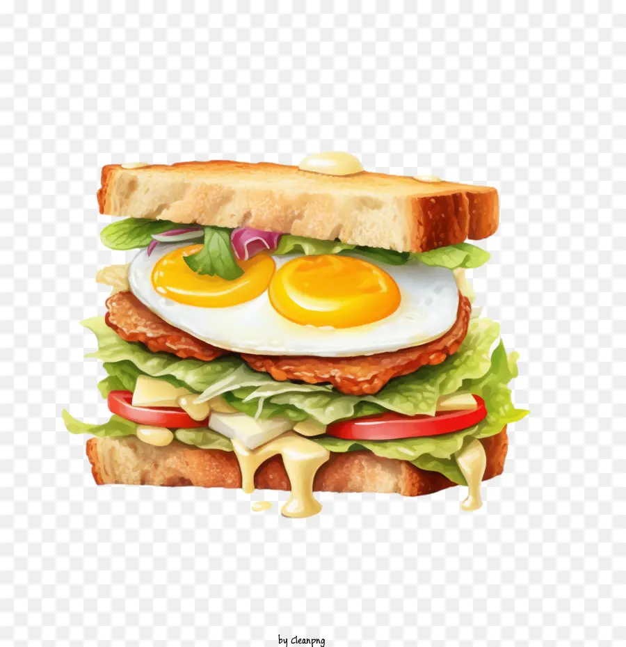 Sandwich，Oeuf PNG