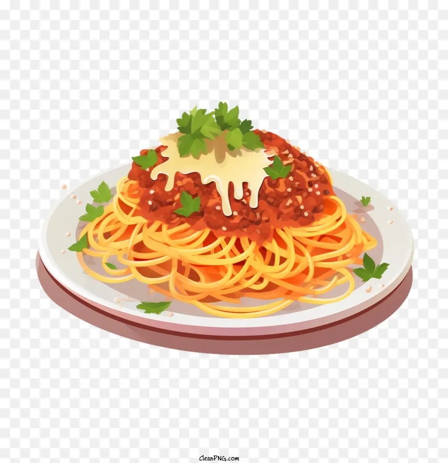 Spaghetti，Sauce Tomate PNG