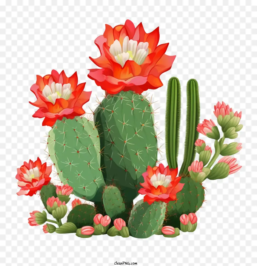 Cactus，Fleurs PNG