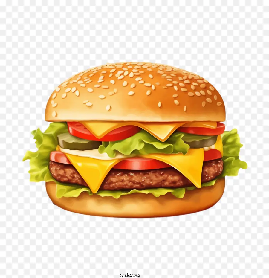 Hamburger，Cheeseburger PNG