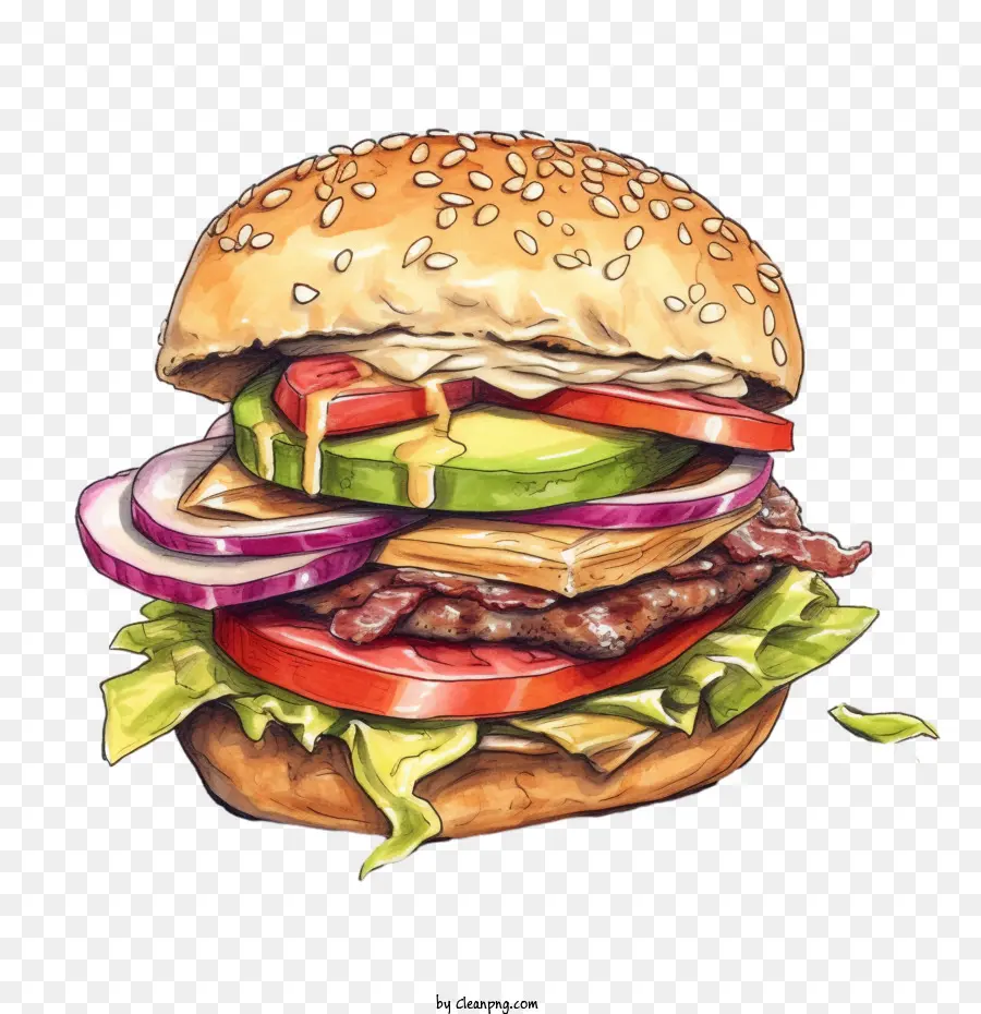 Hamburger，Cheeseburger PNG